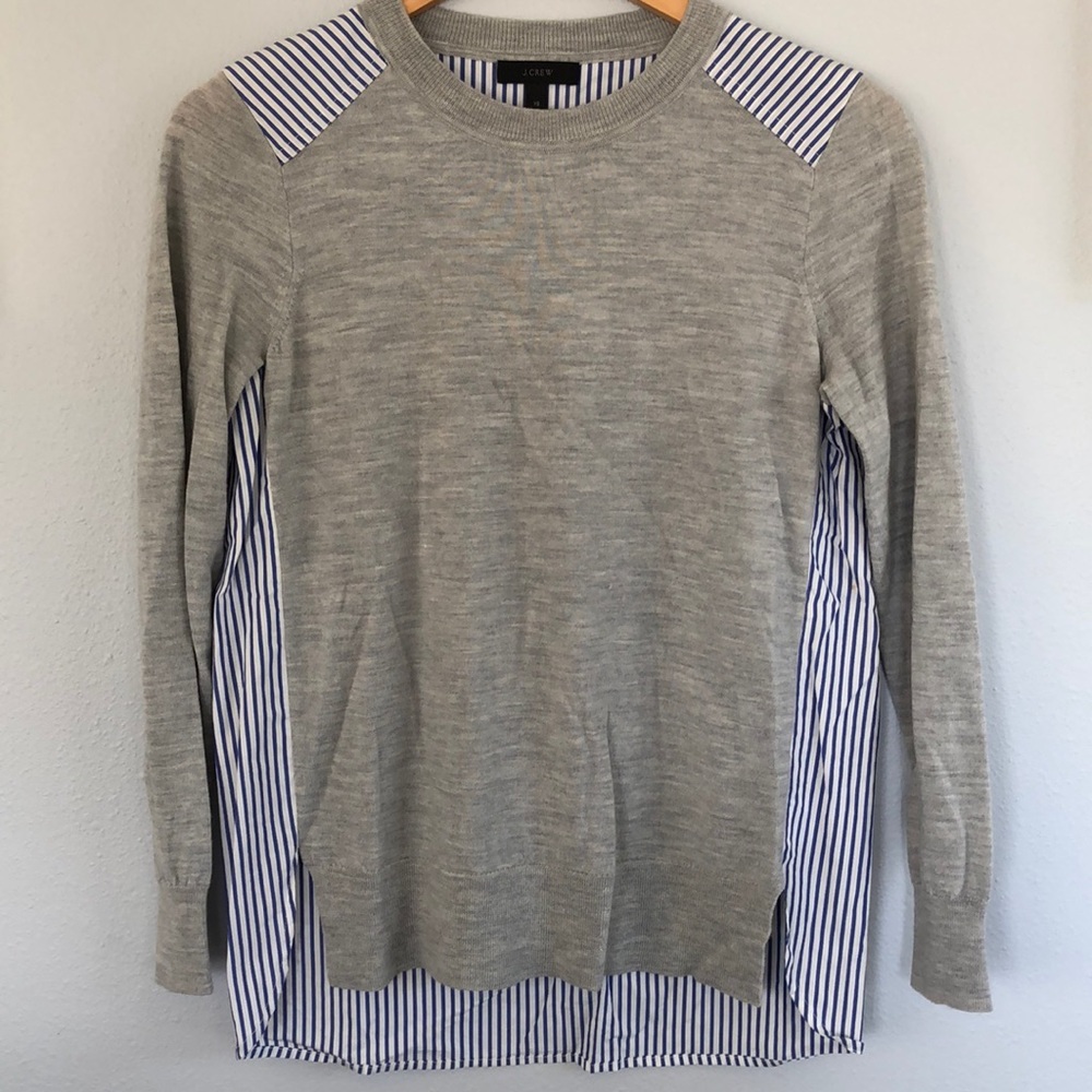 J.Crew Mix Fabric Sweater